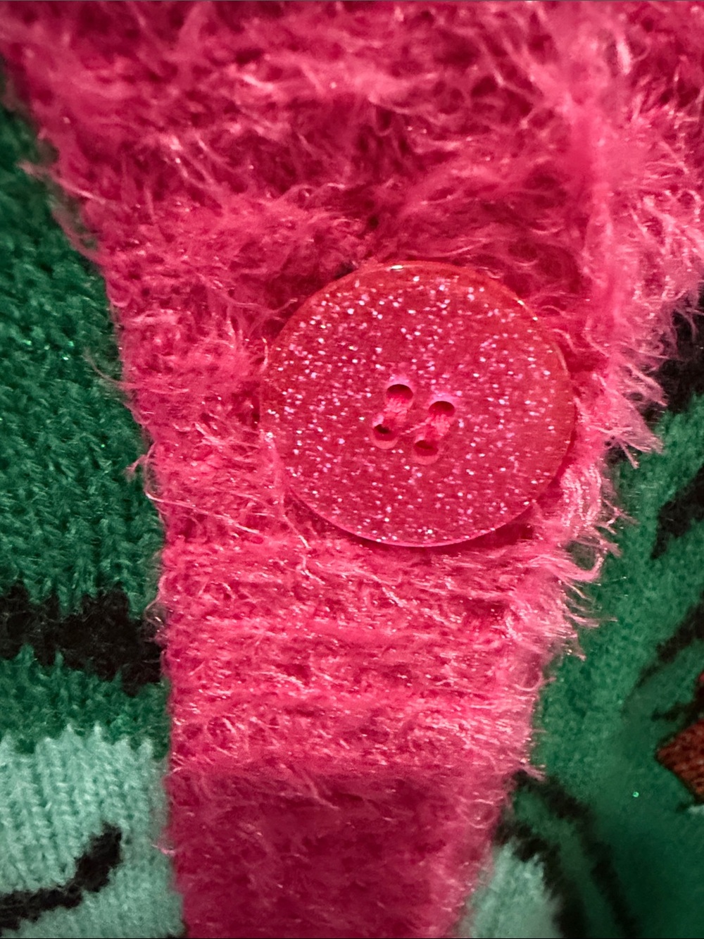 Flamingo Party “Ugly-Sweater” Christmas, Size: Xl - Picture 3 of 5
